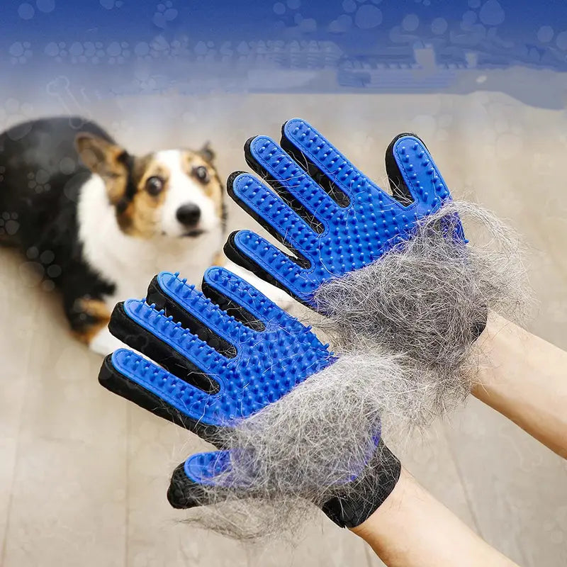 2-in-1 Pet Grooming Gloves Brushes For Dogs And Cat Discount Explore