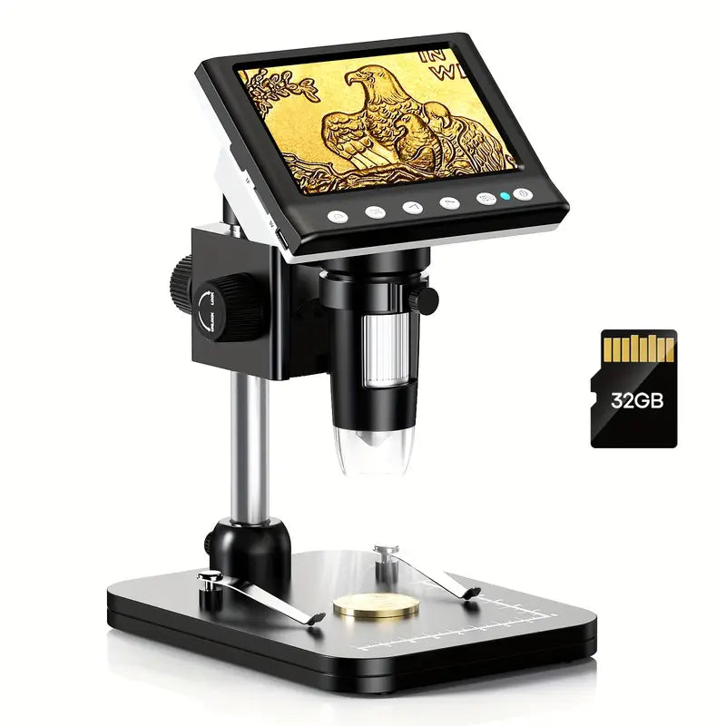 4.3'' IPS LCD Digital Microscope 1000X Magnification Microscope Clearance Tumblr