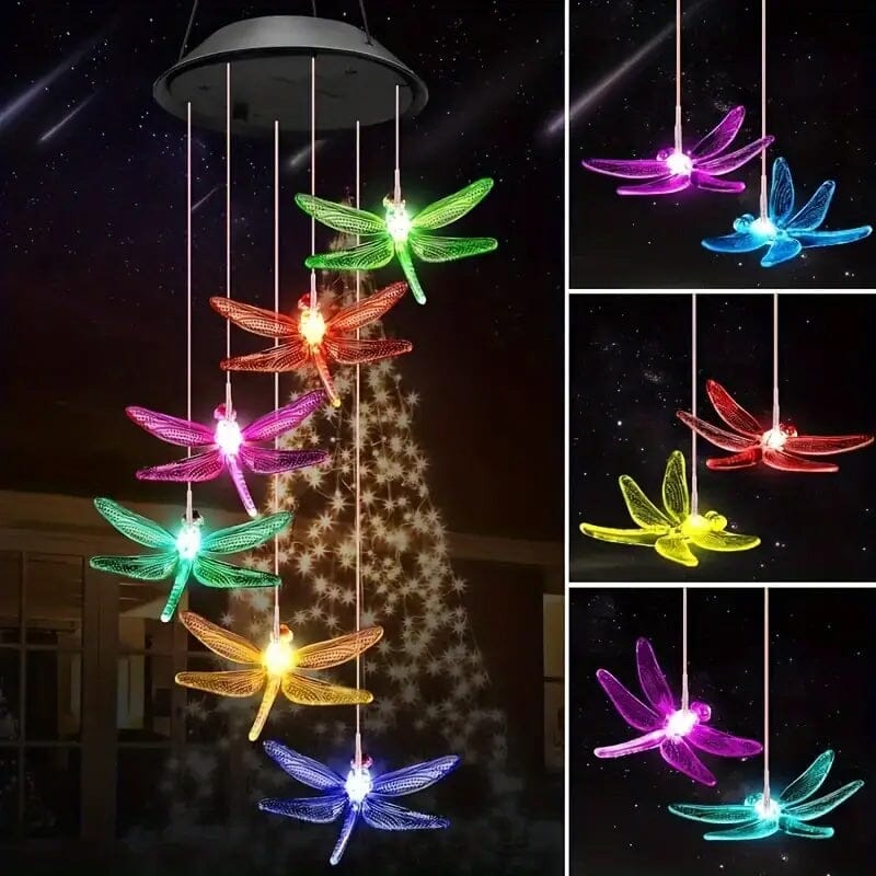 Solar Dragonfly Wind Chimes Lights Sale Cost