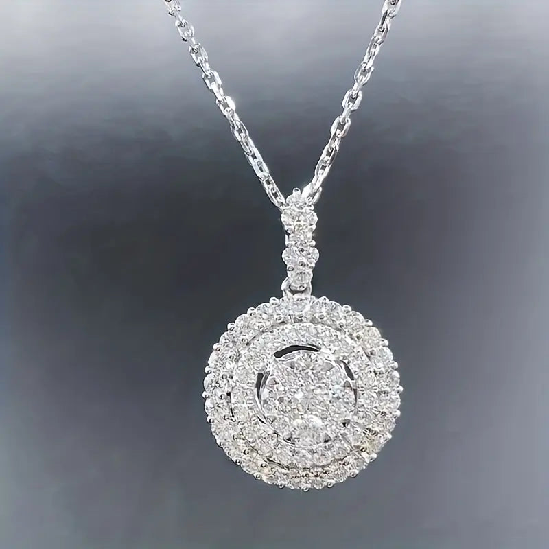 925 Silver Zirconium Oxide Collarbone Necklace Wide Range Of Sale Online