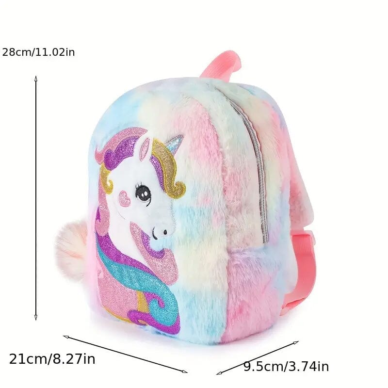 Tie-Dye Fabric Unicorn Shoulder Bag for Girls Sale Genuine