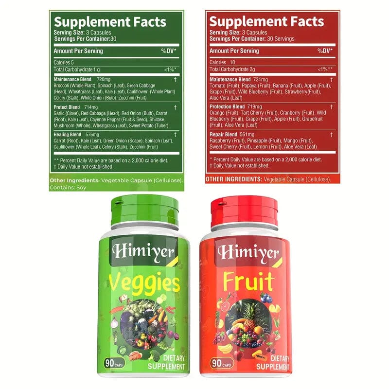 2-Pack: 90-Day Fruit and Veggie Supplements Bundle Footlocker Pictures Sale Online