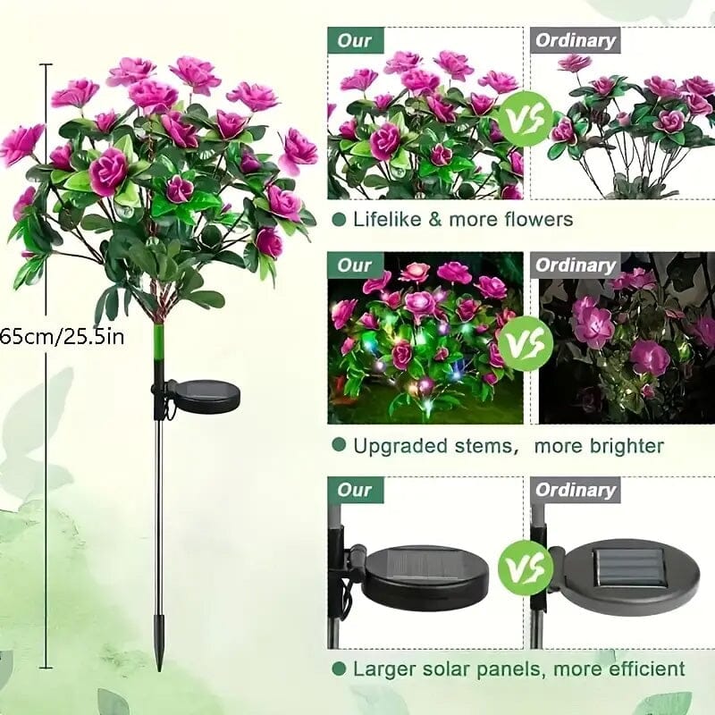 Solar-Powered Camellia Tree Lights Clearance Fast Delivery