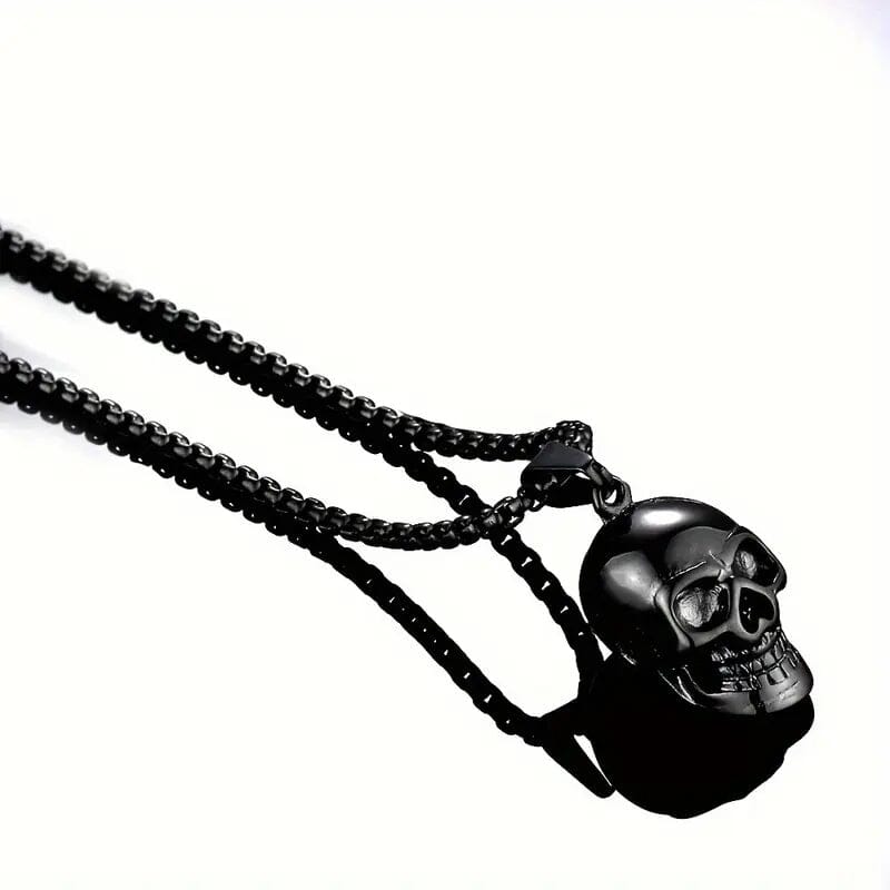 Men's Titanium Steel Skull Necklace Outlet Official Site