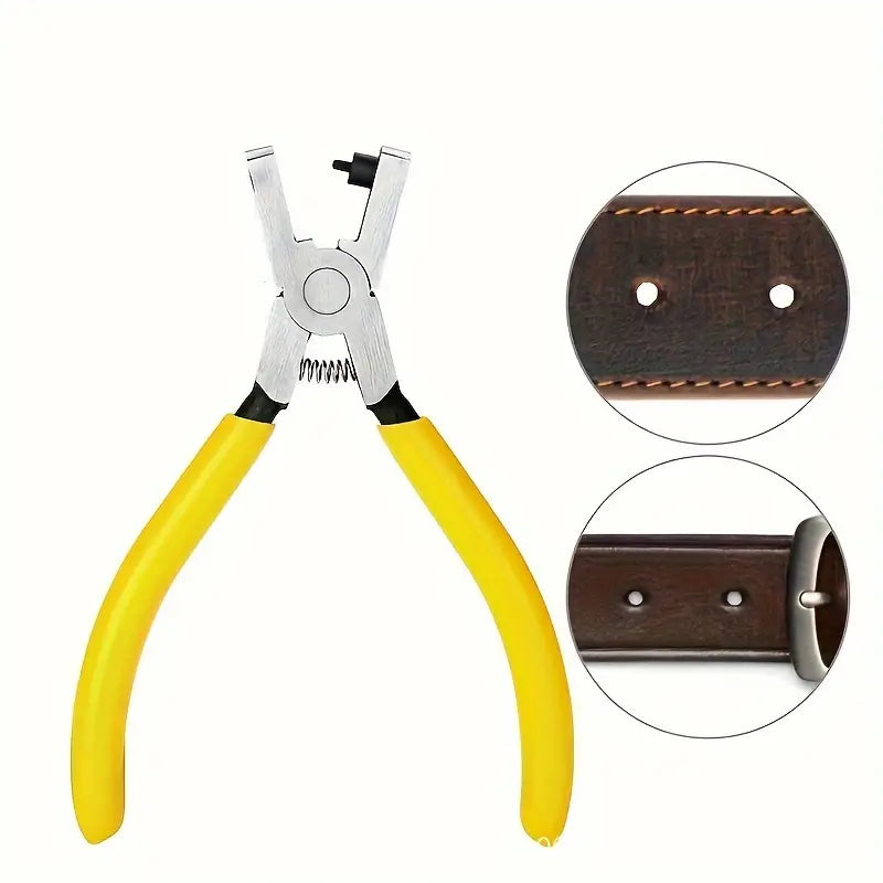 Universal 2.0mm Faux Leather Hole Punch Plier - Effortless Belt, Dog Collar, Shoe, and Craft Project Repair Tool 2025 Sale Online