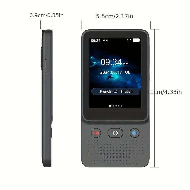 Portable Two-Way Language Translator with 138 Languages & 39 Voices Fashion Style Cheap Online