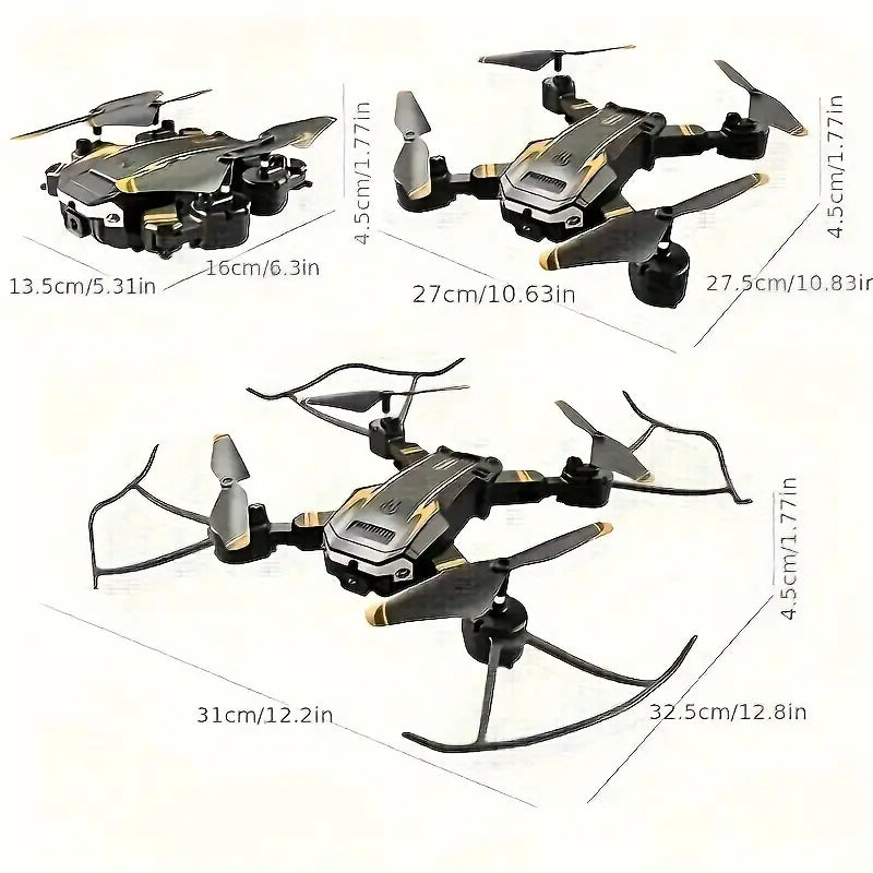 Foldable Quadcopter Mini Drone With Dual Cameras New Online