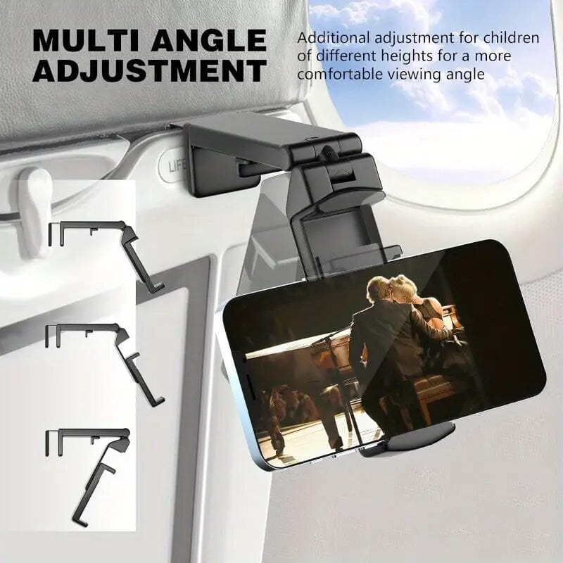 Universal in Flight Airplane Phone Holder Mount Outlet With Credit Card