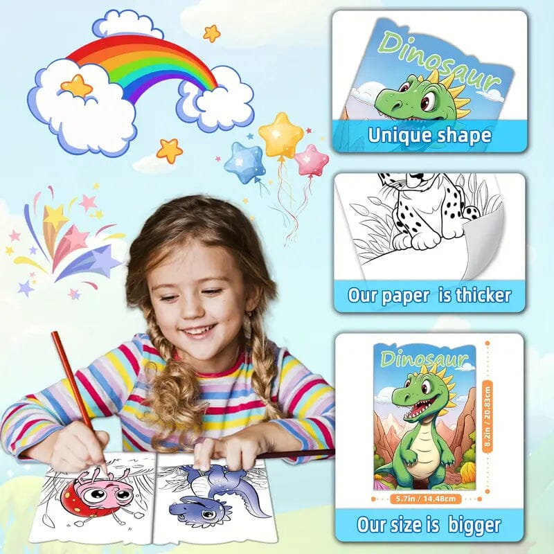 30-Pack: Children's Mini Coloring Book Set Footlocker For Sale