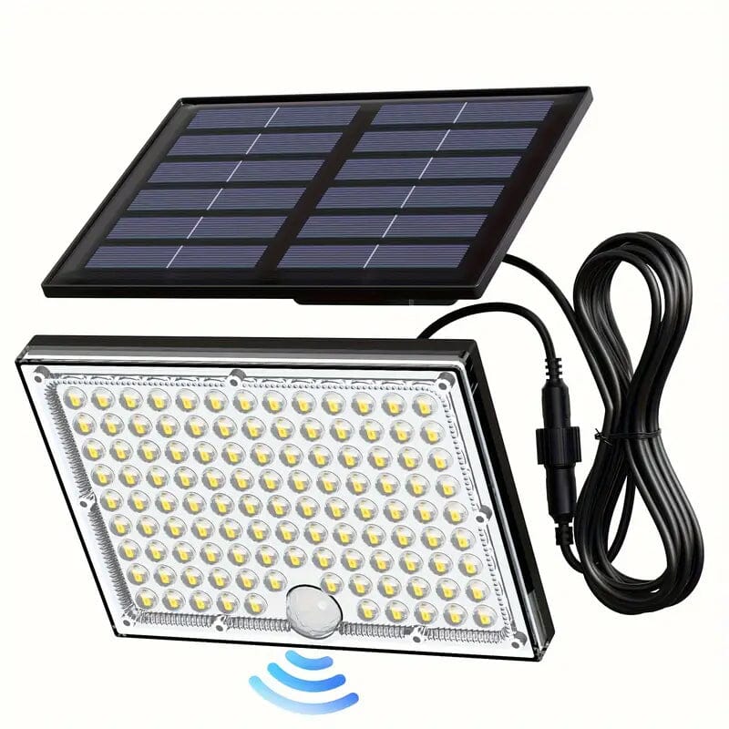 113 LED Cool White Floodlights Solar Motion Sensor Lights Wiki Cheap Online