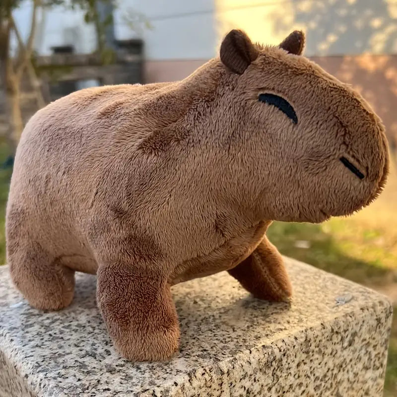 8.8 Inch Simulation Capybara Plush Toy, Lifelike Cute Stuffed Animal 2025 New