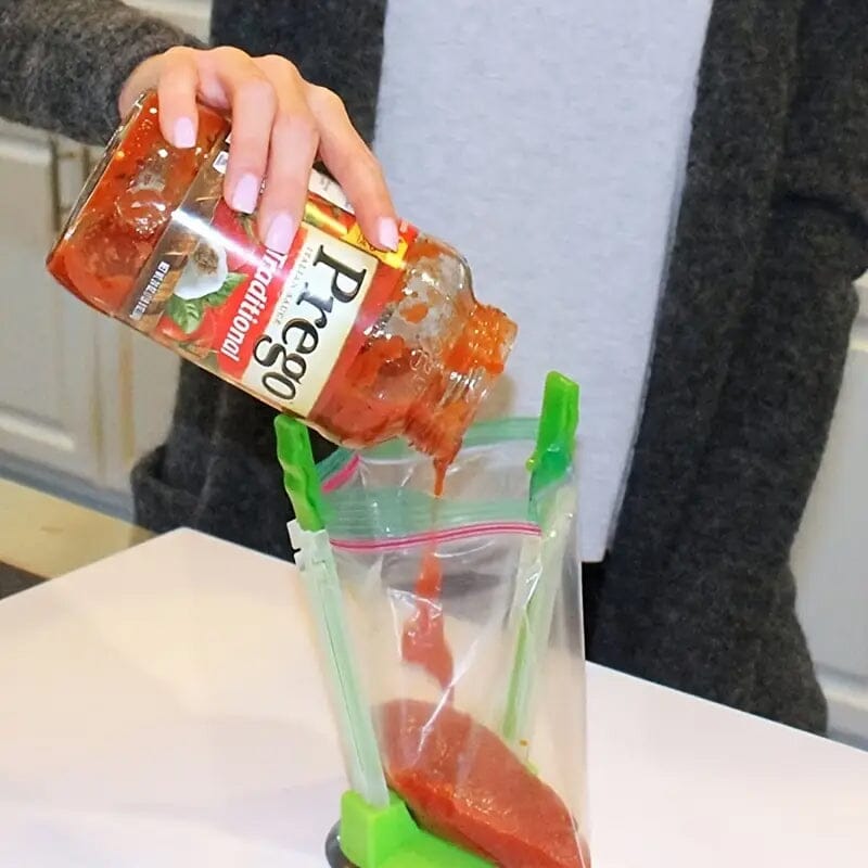 Baggy Rack Holder Plastic Bag for Food Prep Ebay Online