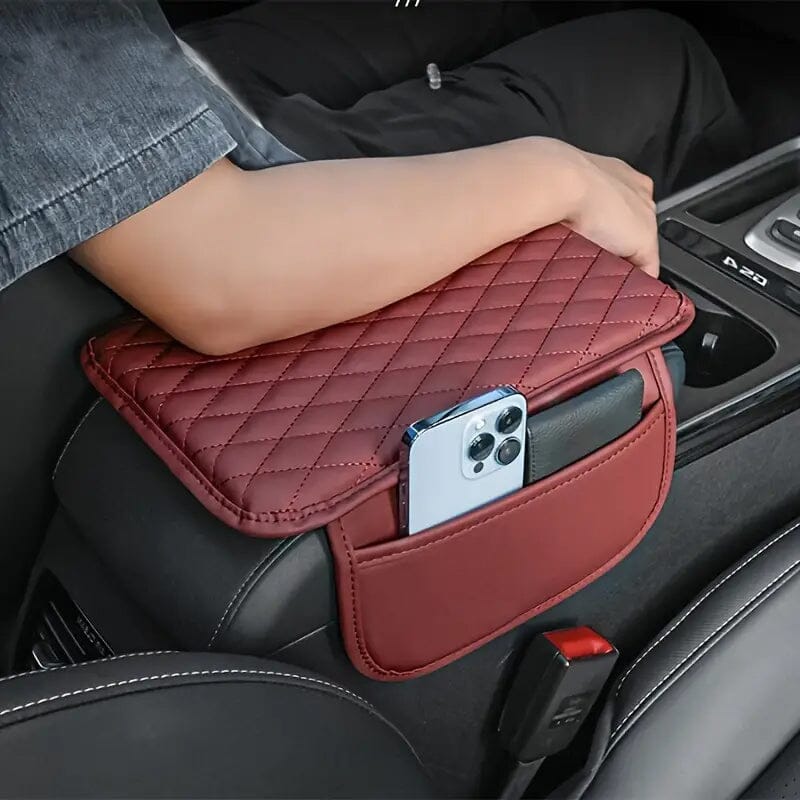 Car Interior Leather Armrest Storage Bag Really For Sale