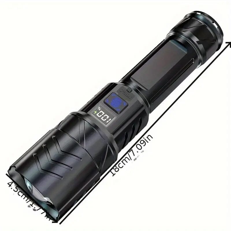 Super Bright Rechargeable Long Beam Flashlight Free Shipping Factory Outlet
