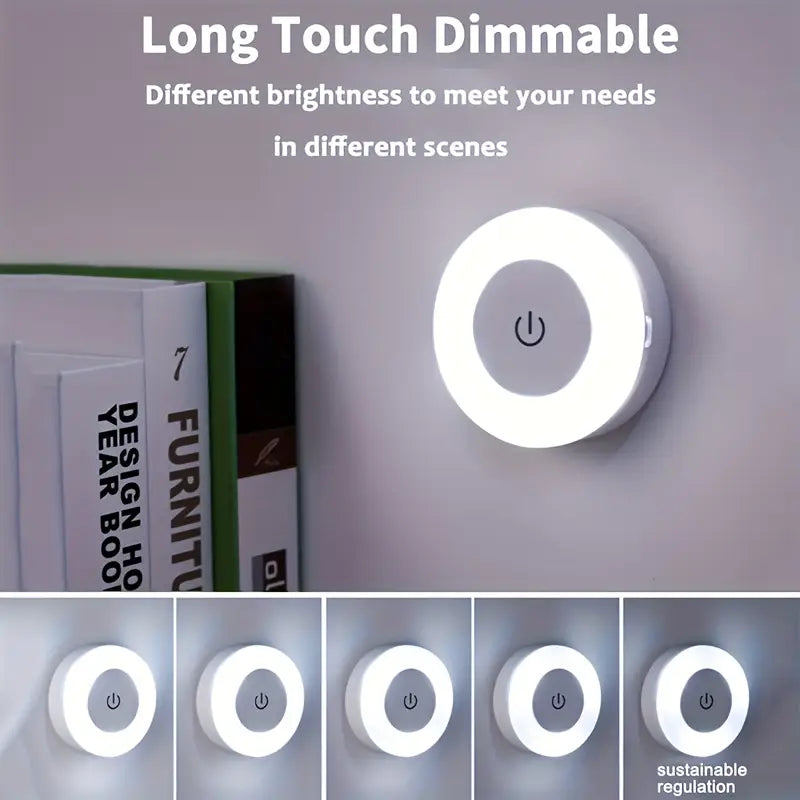 Dimmable Touch Sensor Wall Night Light, 3 Color Modes (White, Warm, Cool) Outlet Locations Cheap Online