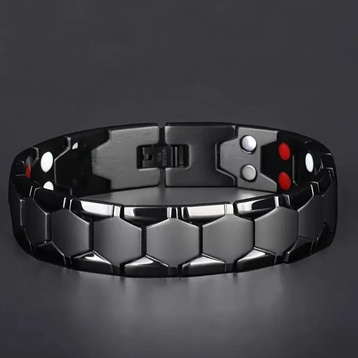 Men's Titanium Magnetic Bracelet 4-in-1 Energy Outlet Store Cheap Pice