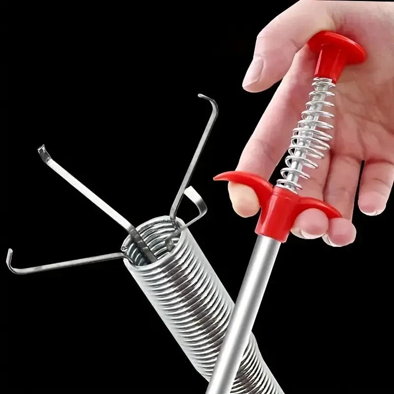 4-Claw Pipe Clog Remover, Spring Plumbing Tool for Kitchen Bathroom, Hair and Debris Catcher Shop For Cheap Online