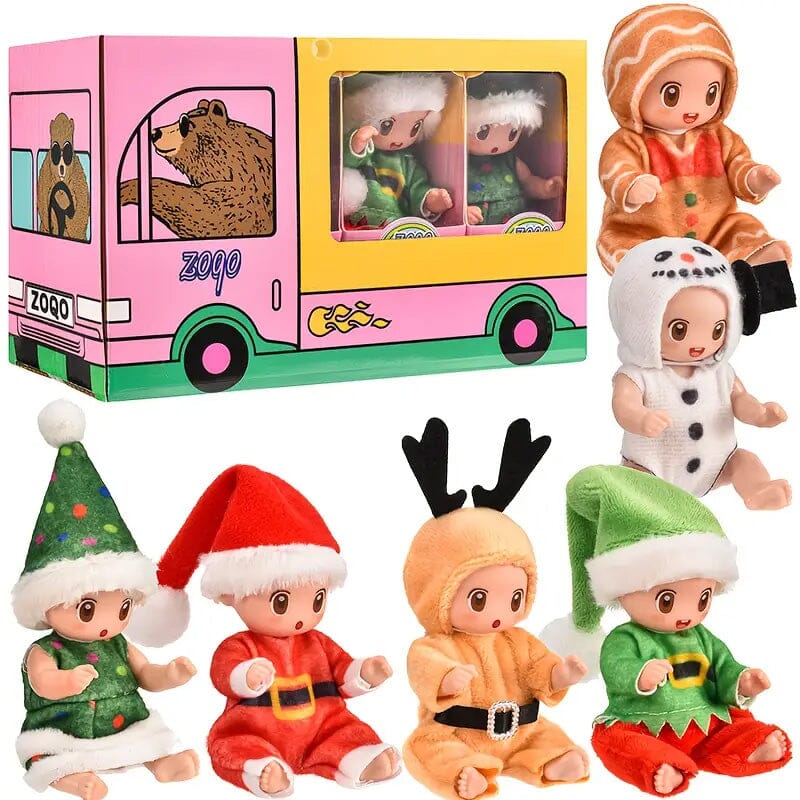 6-Pack: Christmas-Themed Mini Reborn Youngsters Dolls Good Selling Online