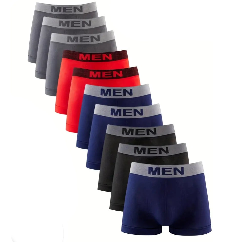 10-Pack: Underwear Boxer Brief Waistband Breathable Comfy Trunks Shop Offer