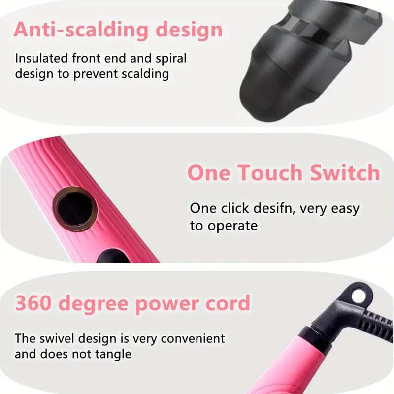 Spiral Curl Professional Hair Curling Wand Cheap With Credit Card