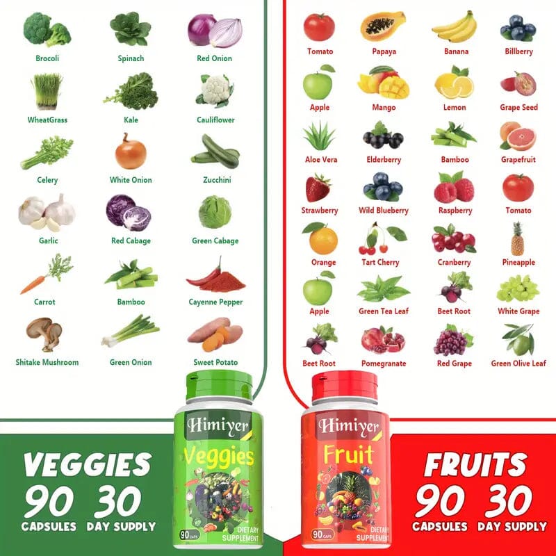 2-Pack: 90-Day Fruit and Veggie Supplements Bundle Footlocker Pictures Sale Online