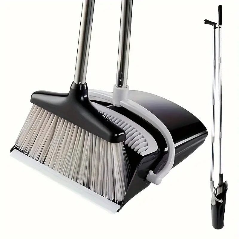 Deluxe Stand Up Broom and Dustpan Set Low Pice Cheap Online