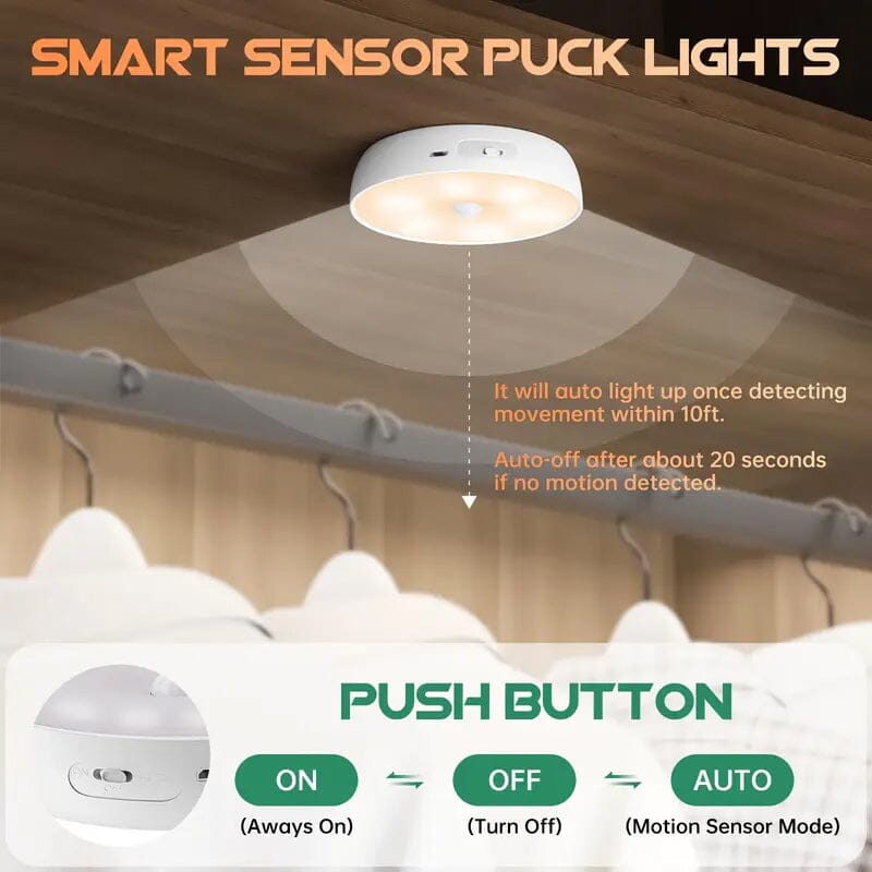 Tricolor Wireless Motion Sensor Night Light Cheap Sale Looking For