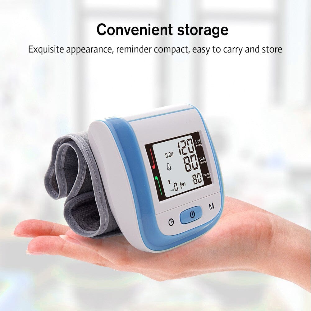 Digital Wrist Blood Pressure Monitor Heart Rate Pulse Meter Measure Clearance Pirce Sale