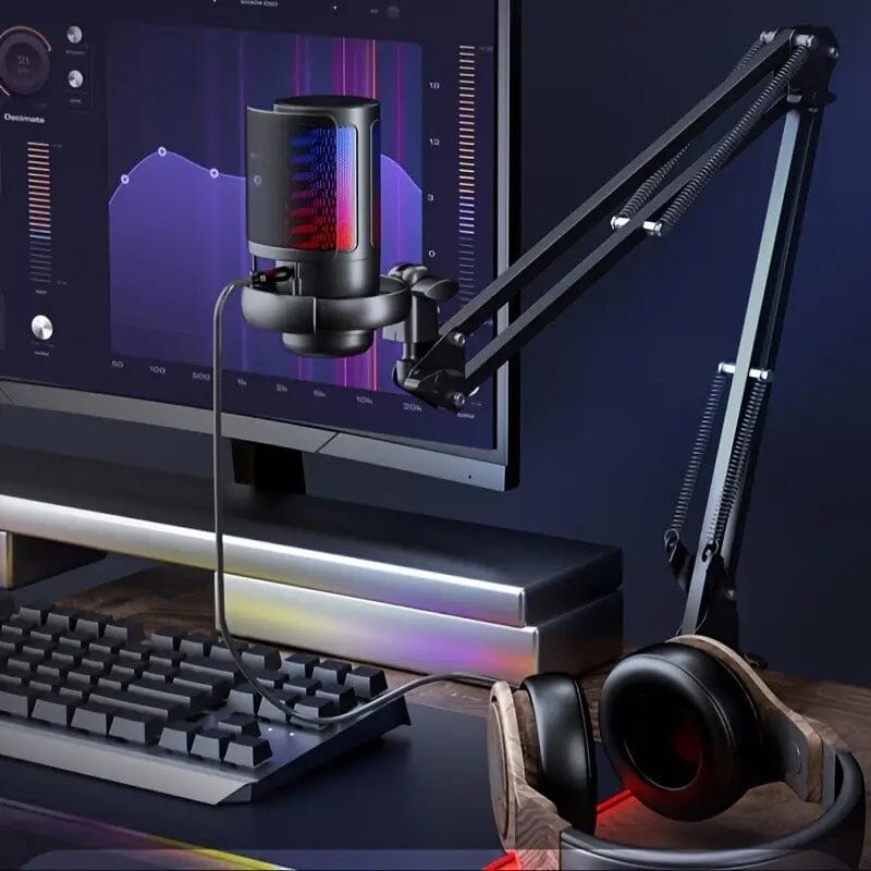 Professional Recording Microphone with Adjustable Cantilever Stand Cheap Sale Excellent