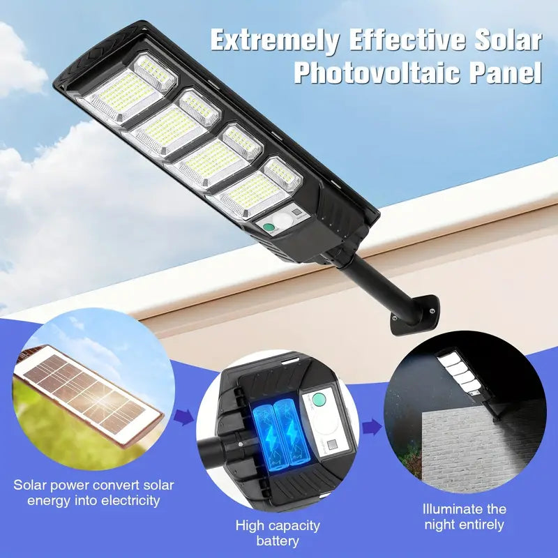 Bright Solar Street Light with Wide Angle Motion Sensor and Remote Control Best Pices For Sale