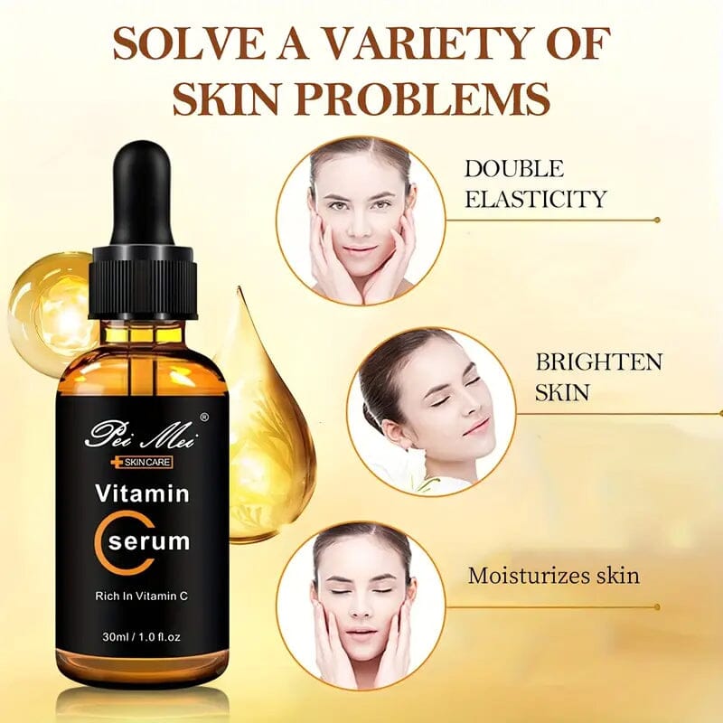 1.01oz Vitamin C Serum Moisturizing and Brightening Skin Cheap Sale Reliable