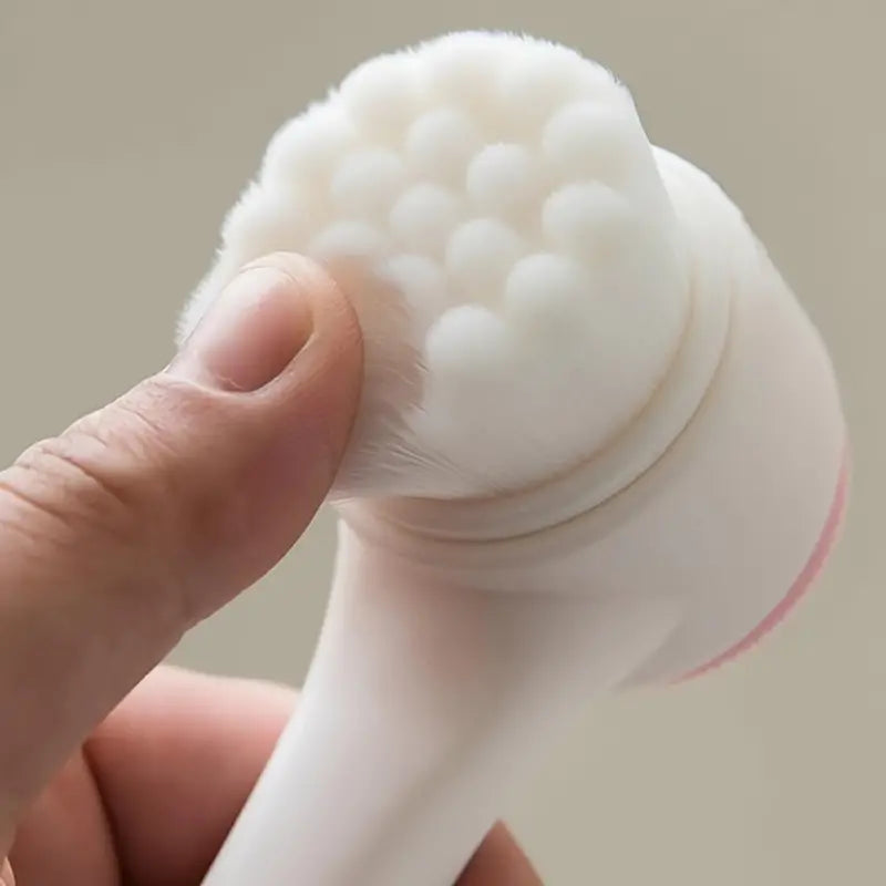 Dual-Sided Face Exfoliating & Deep Pore Cleansing Brush with Soft Bristle & Silicone Facial Scrubber Sale Manchester Great Sale