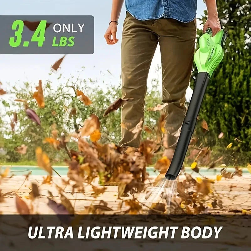 Lightweight Electric Cordless Leaf Blower for Lawn Care With 2 Batteries & Charger Footlocker Pictures