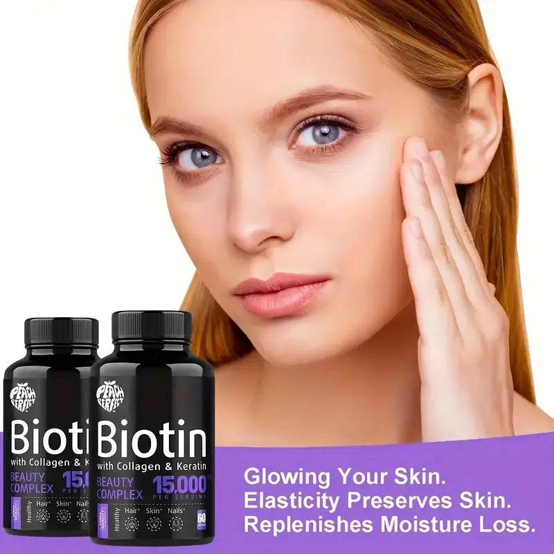 Biotin Capsules Multivitamin Collagen Keratin Supplement Hair Skin And Nail Vitamin Affordable Cheap Pice