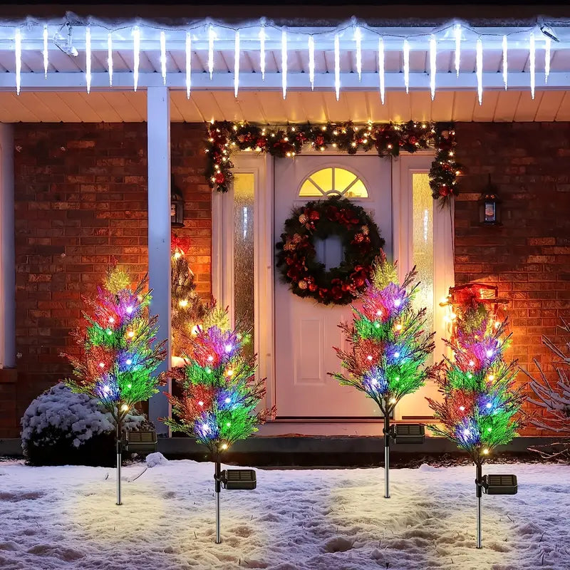 Christmas Solar Lawn Lamp, Garden Solar Light Tree Outlet Buy