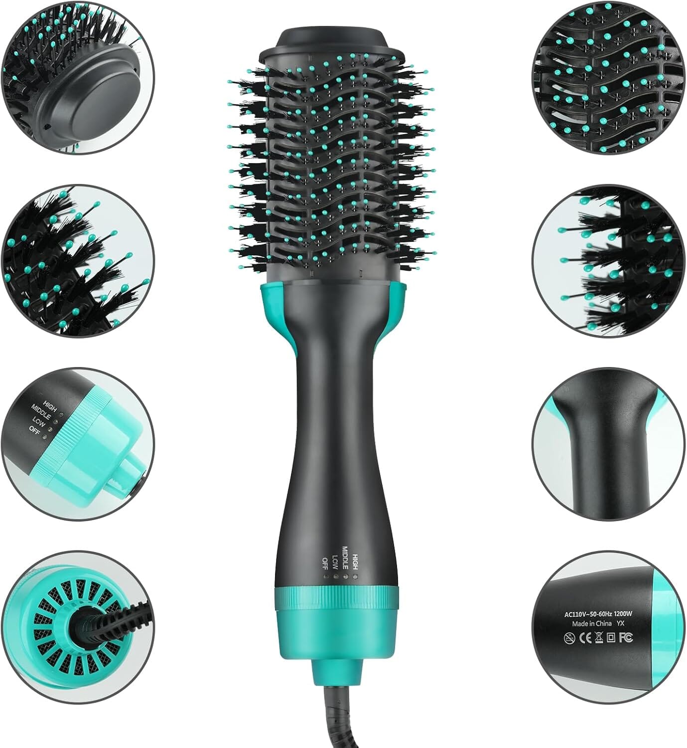 3-in-1 Ionic Straightening Hot Air Brush with Anti-Scald Feature Discount Codes Really Cheap