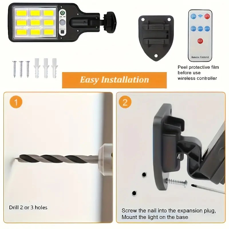 6-Pack: Solar Powered Motion Sensor Outdoor Garden Light with 108 COB LED Lights Discount Pay With Visa