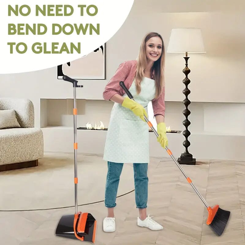 Deluxe Stand Up Broom and Dustpan Set Low Pice Cheap Online