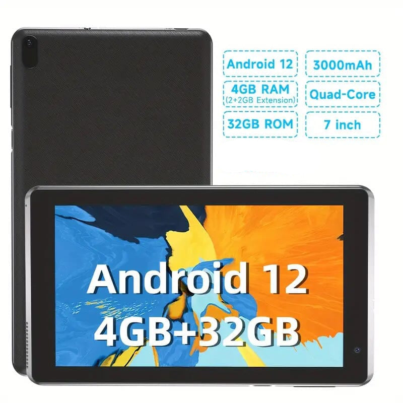 Android 12.0, Dual Camera 7 Tablet with 32GB RAM & Storage Buy Cheap Find Great