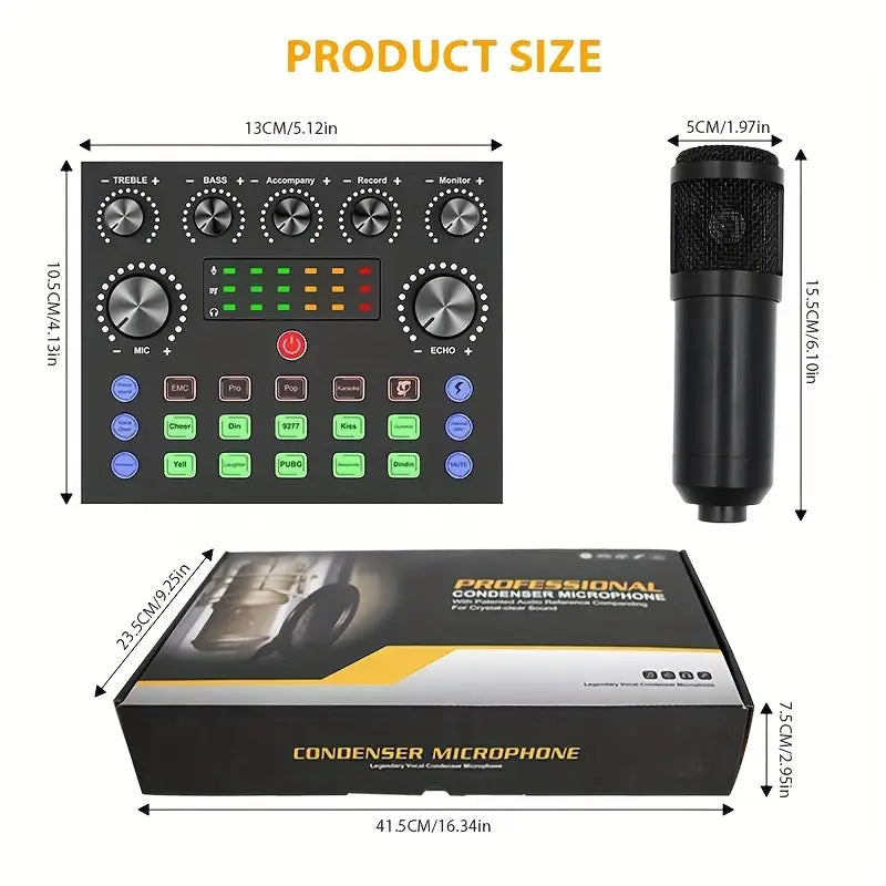 High-end Professional Podcast Equipment Kit and BM800 Condenser Microphone Free Shipping Wiki