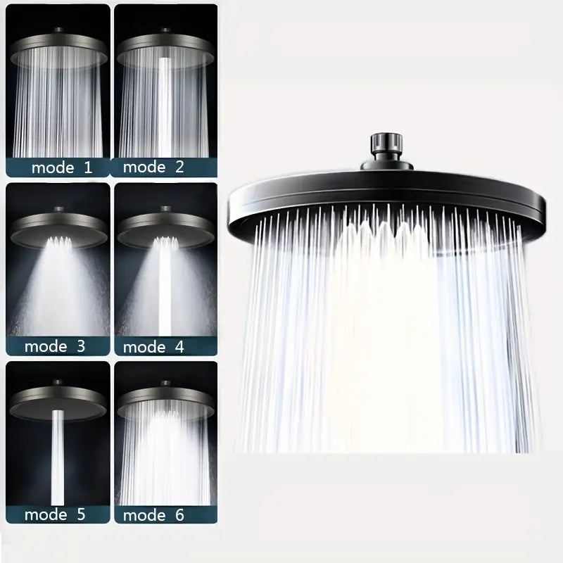 Premium High-pressure Shower Head - Top Spray, Wide Coverage, Lotus Design Sale Explore