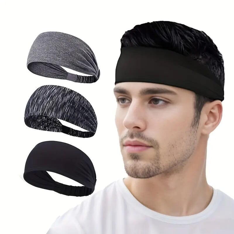 5-Pack: Unisex Sports Fitness Headband and Sweatband Sale 2025 Unisex