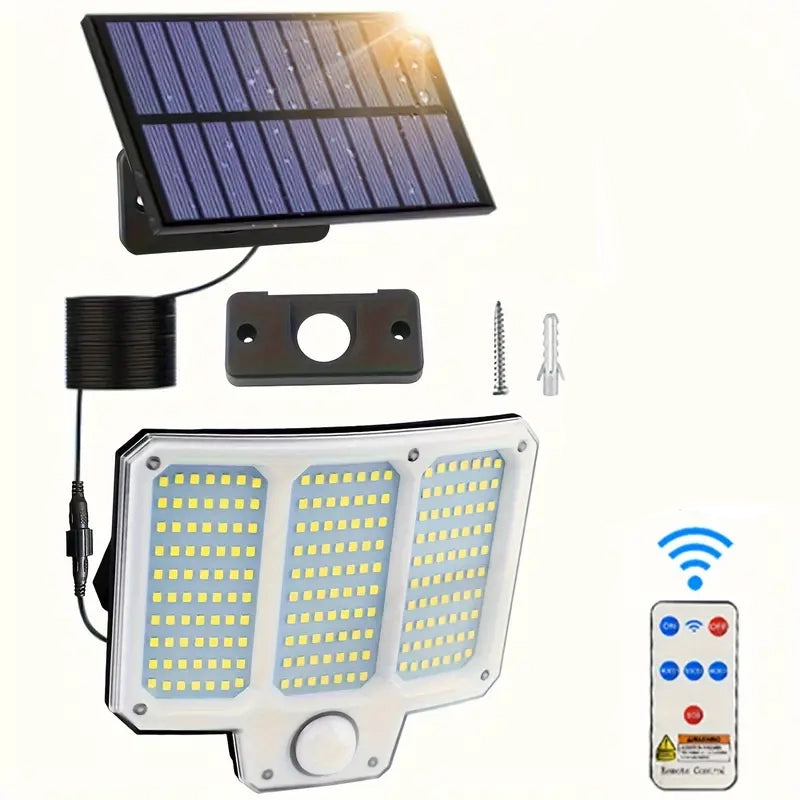 210LED Super Bright Motion Sensor Solar Strong Power LED Garden Wall Lamp Supply Sale Online