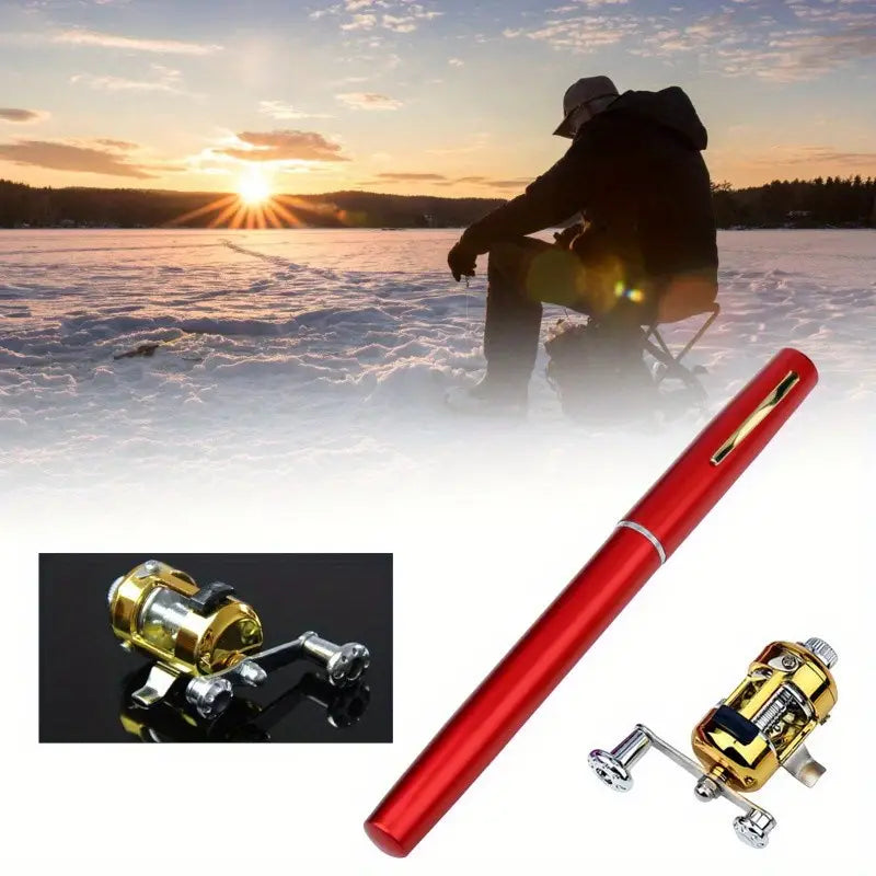 Pocket Size Fishing Rod, Small Mini Pen Shape Fishing Rod and Spinning Reel Combos Kit For Sale 2025