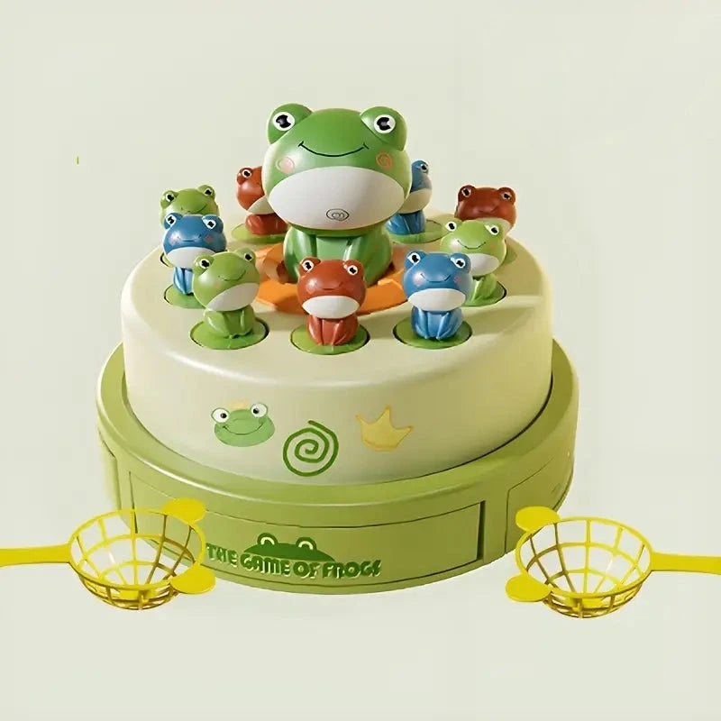 Interactive Electric Bouncing Frog Turntable Toy - Educational Desktop Game for Boys & Girls Sale Cheap Online