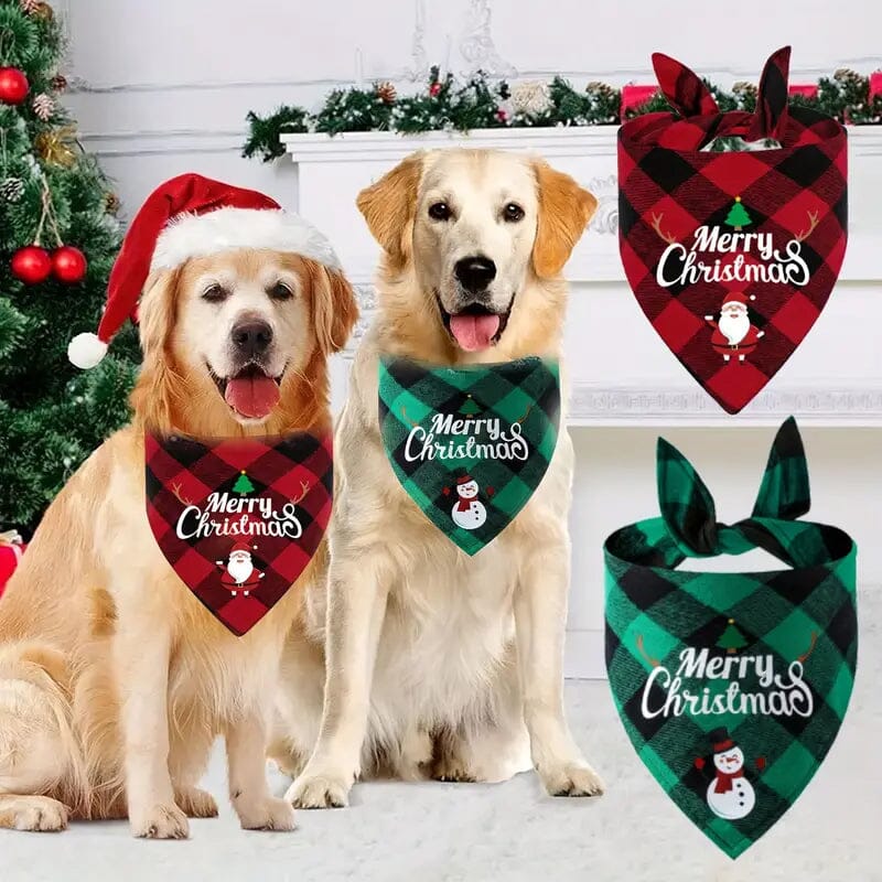 Christmas Pet Triangle Scarf Dog Bandanas Free Shipping Cheap