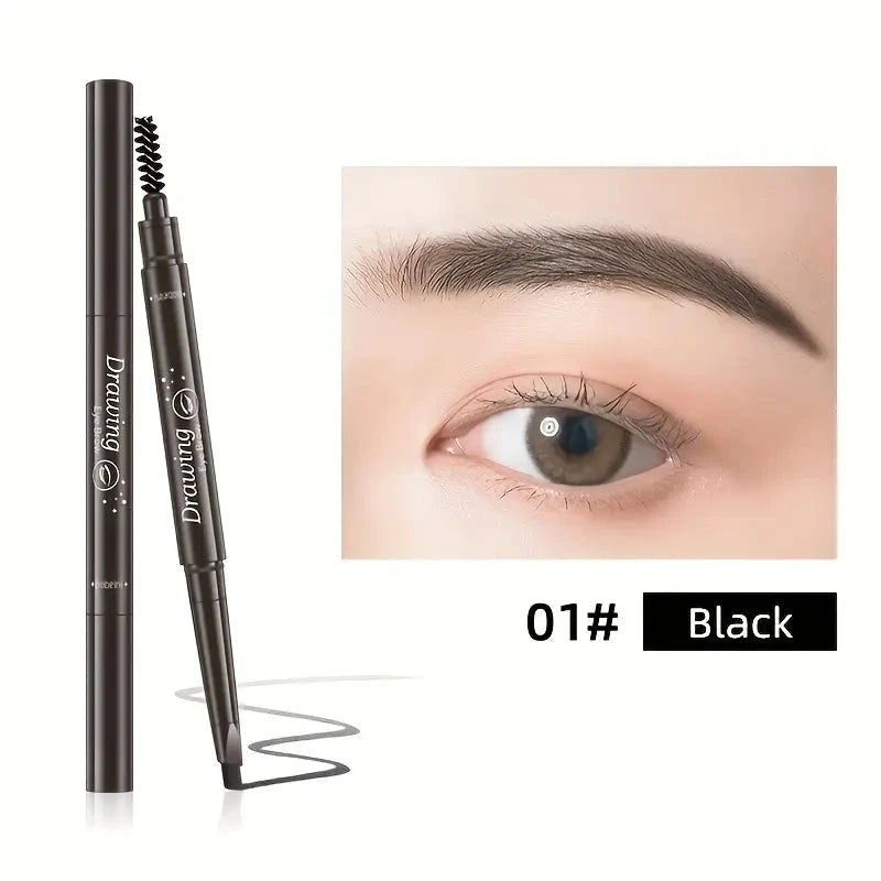 2-Pack: Natural Makeup Double Heads Automatic Eyebrow Pencil Waterproof Long-lasting Buy Authentic Online