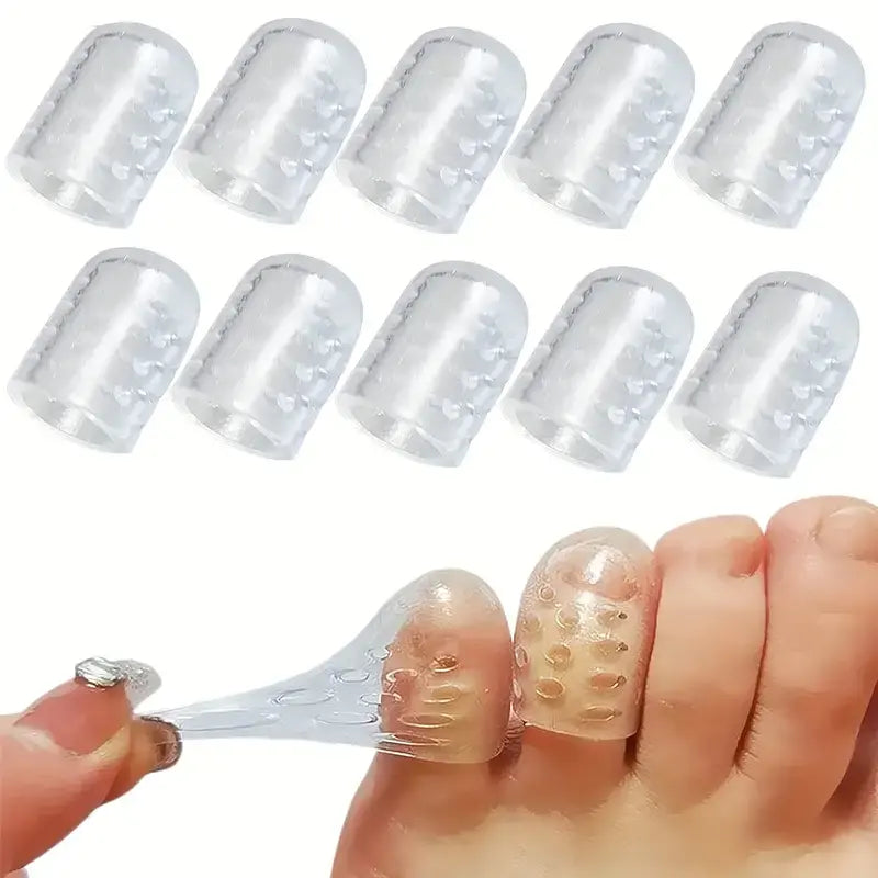 10-Pack: Transparent Toe Protector - Soft and Comfortable Toe Cover Visit New Online