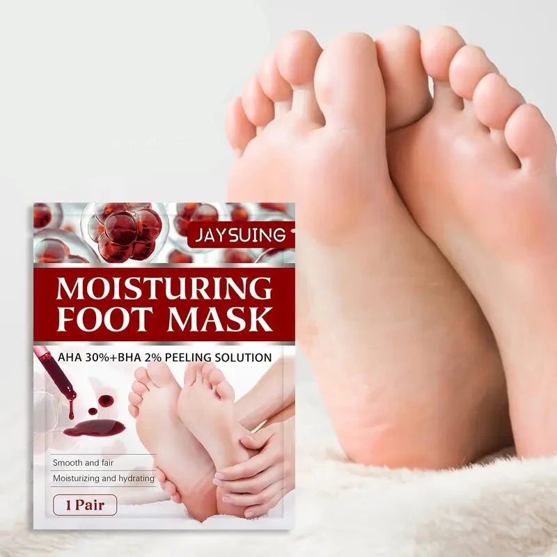 5-Pack: JAYSUING AHA 30% BHA 2% Peeling Solution Foot Mask Order Cheap Pice