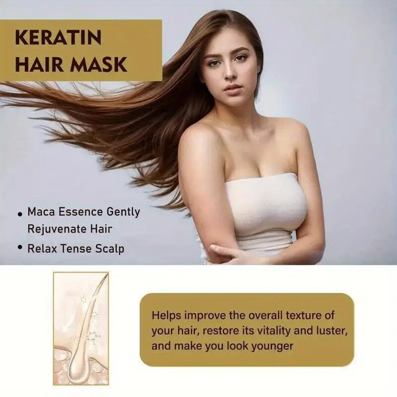 Keratin Soft Moisturizing Hair Mask with Collagen Cheap Sale Looking For